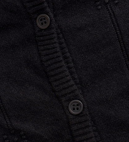 Creamie Cardigan - Pointelle - Svart