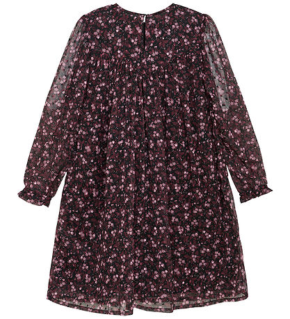 Creamie Kleid - Flower Dobby - Schwarz