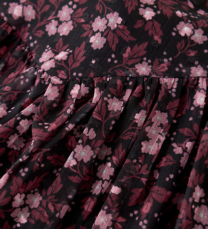 Creamie Kleid - Flower Dobby - Schwarz