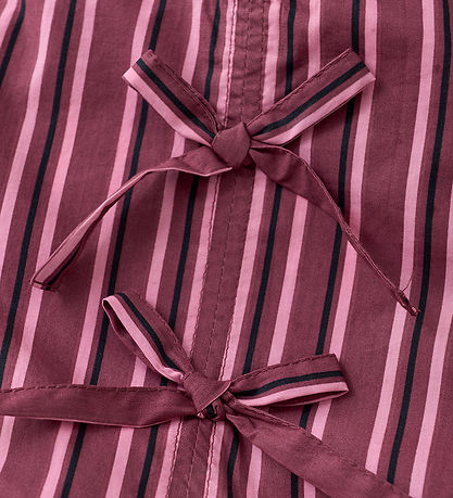 Creamie Kleider - Dress Gewebt Stripe - Gecrasht Berry