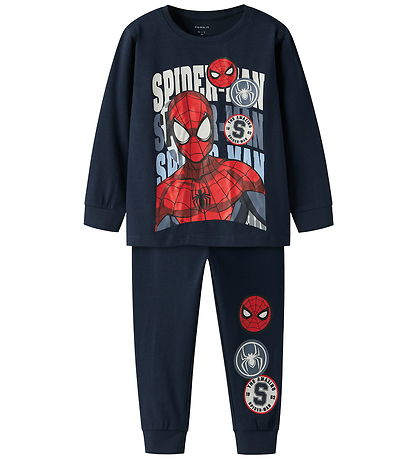 Name It Pyjama Set - Spider-Man - NmmOcti - Navy Blazer