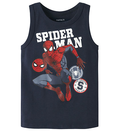 Name It Undershirt - Spider-Man - NmmOvile - Navy Blazer