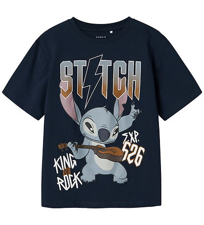 Name It Stuttermabolur - Stitch - NkmAntony - Dökkblátt Blazer