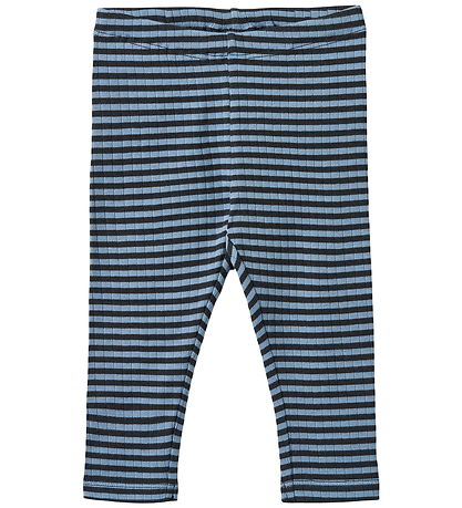 Wheat Leggings - Rib - 2er-Pack - Jules - Hell Blue Stripe