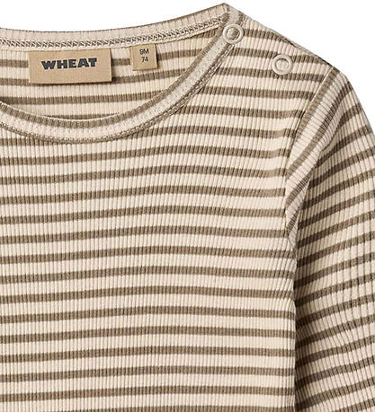 Wheat Samfella l/e - Rib - Berti - Stone Stripe