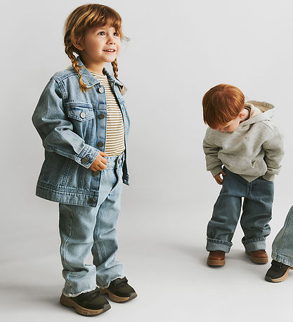 Wheat Bluse - Rib - Stig - Stone Stripe