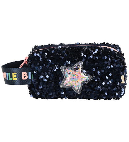 Billieblush Pencil Case - Navy w. Sequins