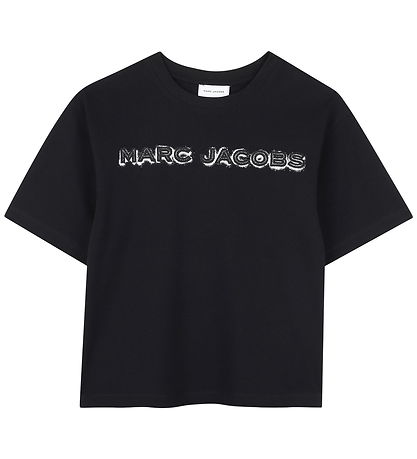 Little Marc Jacobs Stuttermabolur - Svart M. Prentað