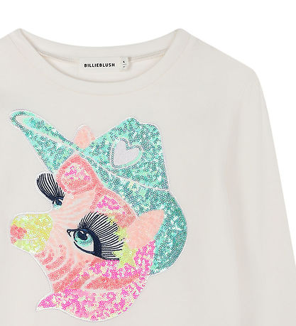 Billieblush Bluse - Ivory m. Pailletten