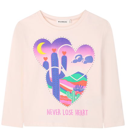 Billieblush Tröja - Rosa Mod m. Paljetter