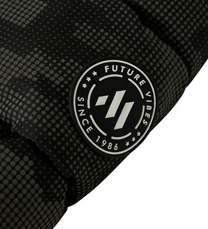 Name It Puffer Jacket - NkmMeter - Black w. Reflective print