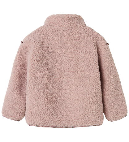 Name It Fleece Jacket - Teddy - NmfMinna - Violet Ice