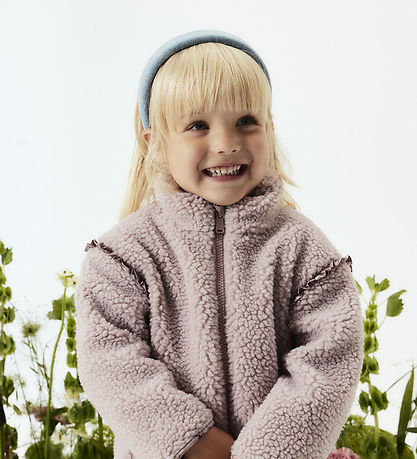 Name It Fleece Jacket - Teddy - NmfMinna - Violet Ice