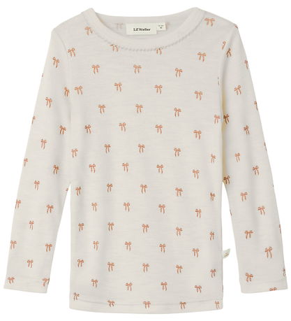 Lil' Atelier Bluse - Wolle/Modal - NmfNalu - Turteltaube/Melange