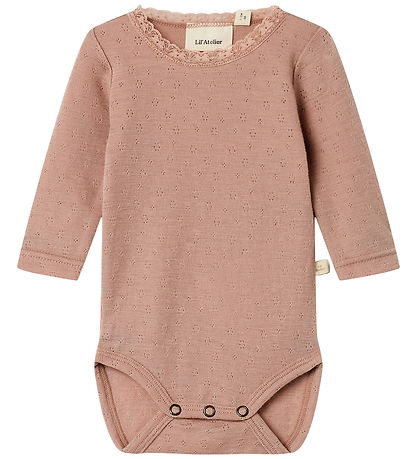 Lil' Atelier Samfella l/e - Ull - NbfNoel - Slim - Roebuck