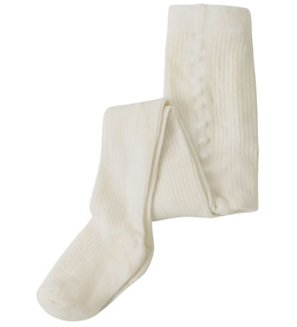 Lil' Atelier Tights - Rib - NmnRakel - Turtledove/MELANGE