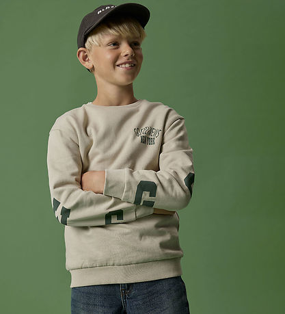 Name It Sweatshirt - NkmNolen - Iceland Fossil w. Print