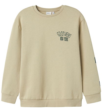 Name It Sweatshirt - NkmNolen - Iceland Fossil w. Print