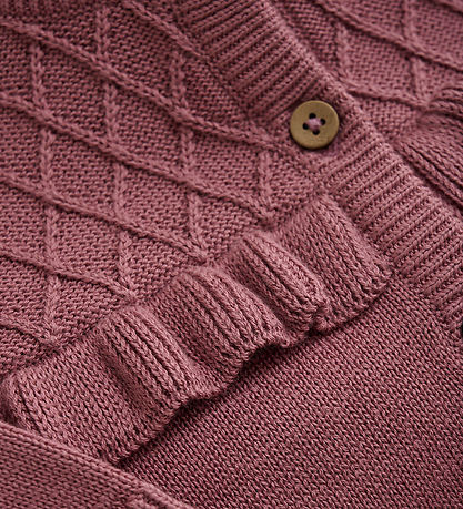 Fixoni Cardigan - Prjónað - Sorgfull Mauve