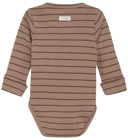 Fixoni Wrap samfella l/e - Rib - Mocha Marengs