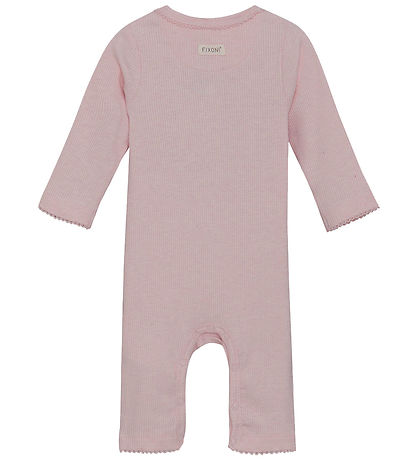 Fixoni Jumpsuit - Rib - Pale Mauve Melange