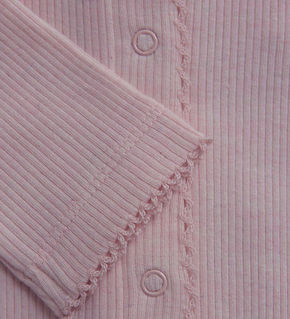 Fixoni Jumpsuit - Rib - Pale Mauve Melange