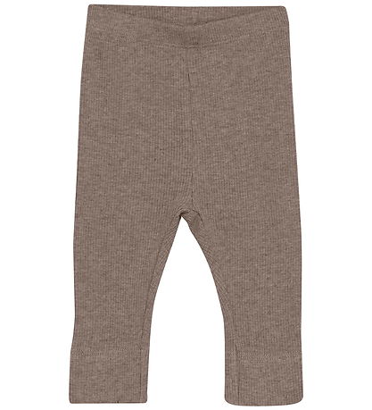 Fixoni Leggings - Rib - Kaffikvarsblönduð