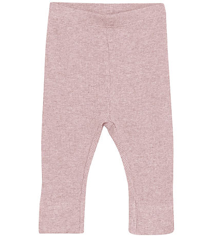 Fixoni Leggings - Rib - Pale Mauve Blandað