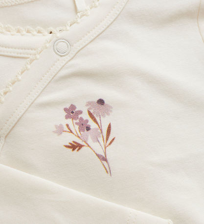 Fixoni Wrap Bodysuit l/s - Eggnog