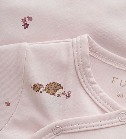 Fixoni Wrap Bodysuit l/s - Mauve Chalk