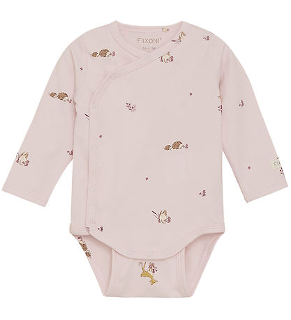 Fixoni Wrap Bodysuit l/s - Mauve Chalk