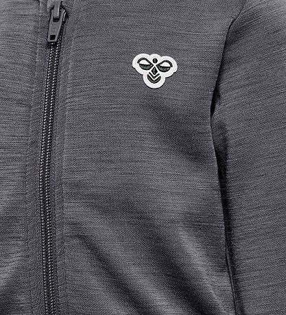 Hummel Cardigan - HmlMini - Wolle - Dunkelgrau-Meliert