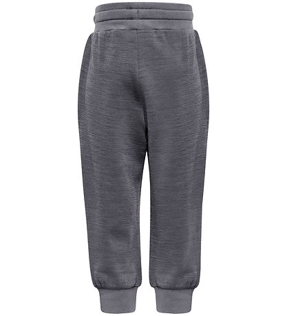 Hummel Byxor - HmlMini - Ull - Mörkgråmelerad