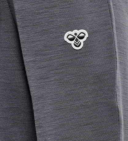 Hummel Byxor - HmlMini - Ull - Mörkgråmelerad