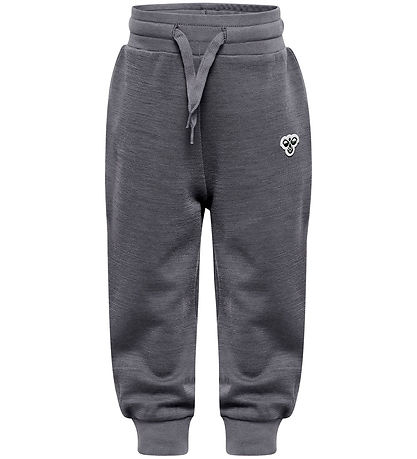 Hummel Byxor - HmlMini - Ull - Mörkgråmelerad