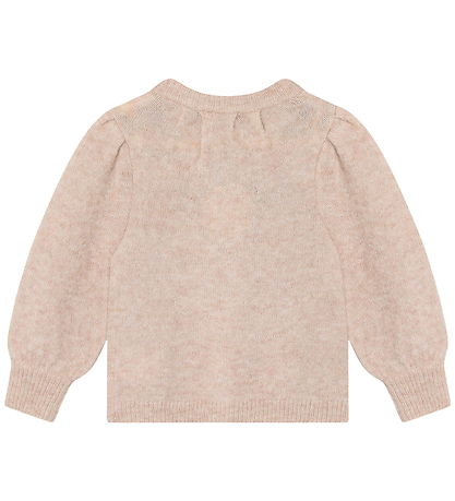 Fliink Cardigan - Prjónað - Ull/Nælon - Star - Peach Þeytingur