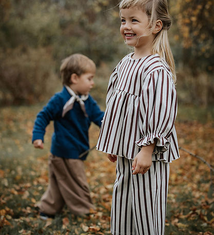 Fliink Trousers - Elly - Sandshell Stripe