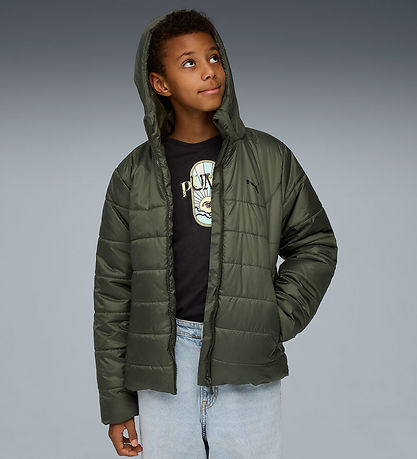 Puma Puffer Jacket - ACE - Dark Olive