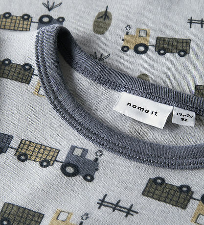 Name It Blouse - Wool - NmmWillit - Micro Chip/Tractor