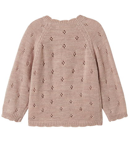 Name It Cardigan - Wool - Knitted - NmfWrilla - Shadow Gray