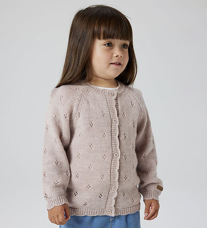 Name It Cardigan - Wool - Knitted - NmfWrilla - Shadow Gray