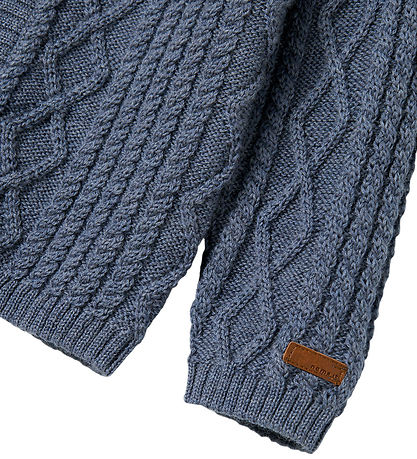 Name It Cardigan - Wool - Knitted - NmmWrilla - Folkstone Grey