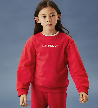 Name It Sweatshirt - NkfNoriana - Tomato w. Print