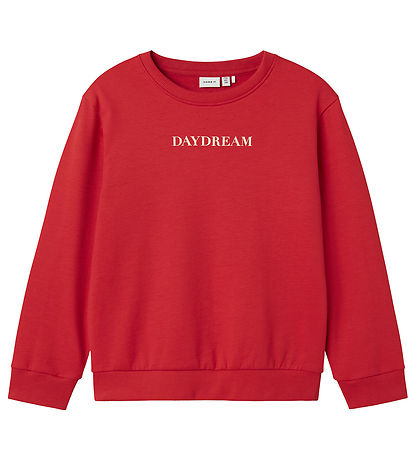Name It Sweatshirt - NkfNoriana - Tomato w. Print