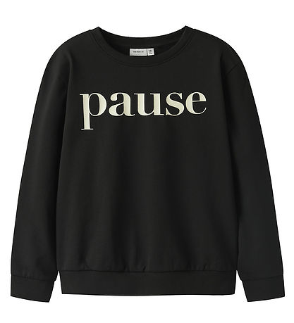 Name It Sweatshirt - NkfNoriana - Black w. Print
