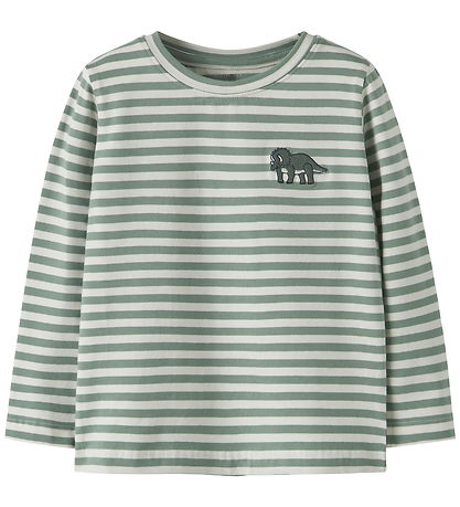 Name It Blouse - NmmNitu - Green Bay w. Stripes