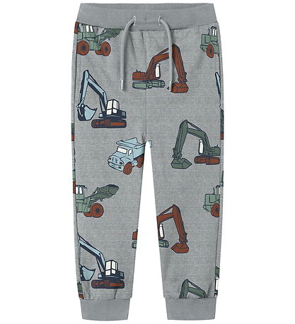 Name It Joggingbroek - NmmNenean - Grijs Gevlekt