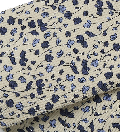 Name It Leggings - Rib - NmfNelia - Parchment w. Flowers