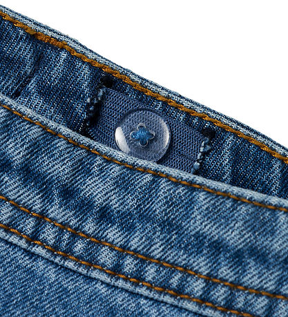 Name It Gallabuxur - Nei - Loose - NkmRyan - Medium+ Blue Denim