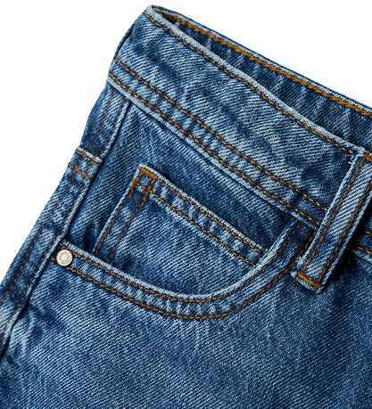 Name It Gallabuxur - Nei - Loose - NkmRyan - Medium+ Blue Denim